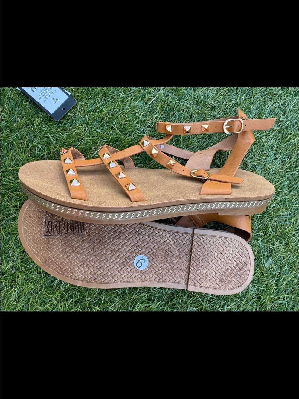 Material Girl Studded Gladiator sandal